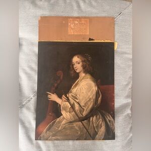 Reproduction of Portrait of Mary Ruthven  by Sir Anthony van Dyck. 
16”x20”